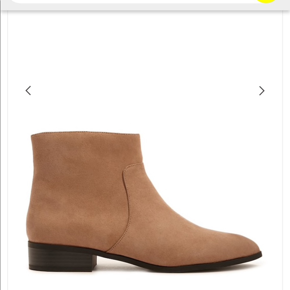 Tan Suede Ankle Booties